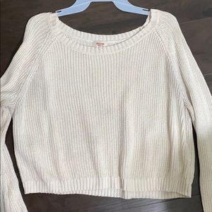 Cream cropped sweater